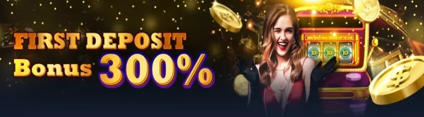 BĂŽnus de primeiro depĂłsito de 300%